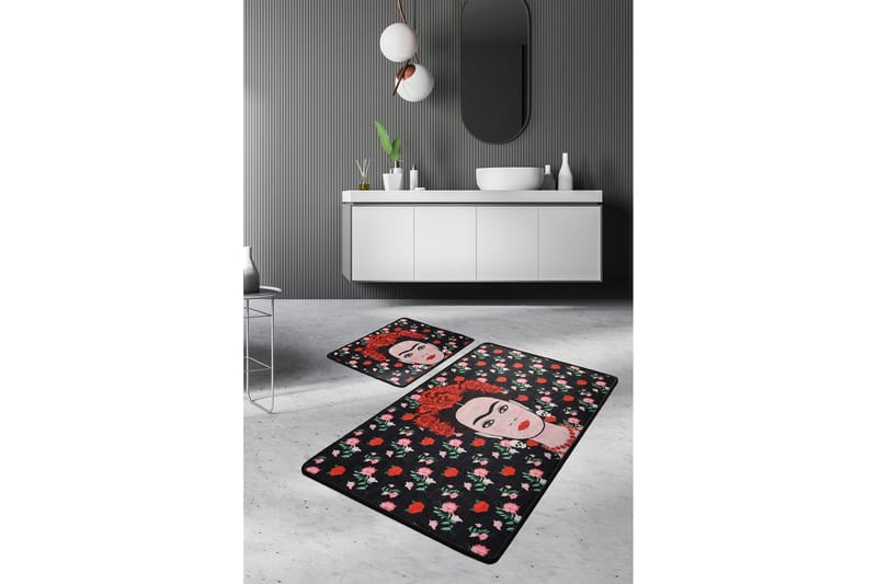 Niyanna Badrumsmatta 2-pack - Flerfärgad - Textil & mattor - Badrumstextil