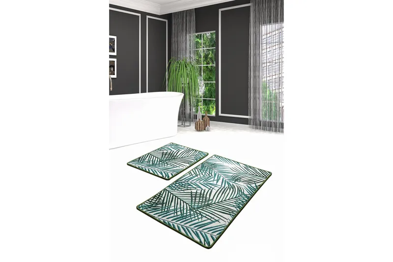 Niyanna Badrumsmatta 2-pack - Flerfärgad - Textil & mattor - Badrumstextil