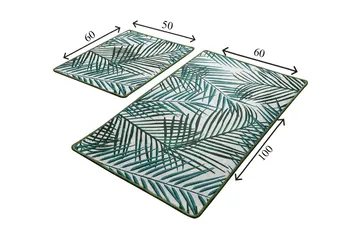 Niyanna Badrumsmatta 2-pack - Flerfärgad - Textil & mattor - Badrumstextil