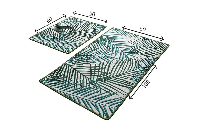 Niyanna Badrumsmatta 2-pack - Flerfärgad - Textil & mattor - Badrumstextil