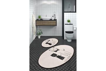 Niyanna Badrumsmatta 2-pack - Flerfärgad - Textil & mattor - Badrumstextil