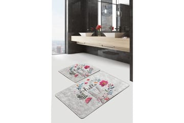 Niyanna Badrumsmatta 2-pack - Flerfärgad - Textil & mattor - Badrumstextil