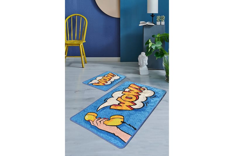 Niyanna Badrumsmatta 2-pack - Flerfärgad - Textil & mattor - Badrumstextil