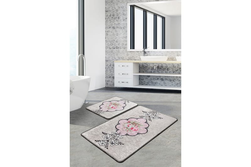 Niyanna Badrumsmatta 2-pack - Flerfärgad - Textil & mattor - Badrumstextil