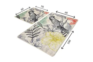 Niyanna Badrumsmatta 2-pack - Flerfärgad - Textil & mattor - Badrumstextil