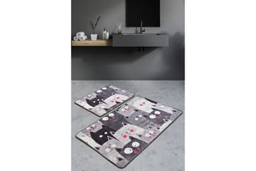 Niyanna Badrumsmatta 2-pack - Flerfärgad - Textil & mattor - Badrumstextil