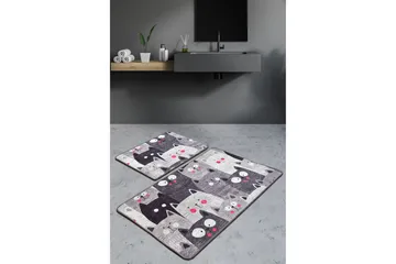 Niyanna Badrumsmatta 2-pack - Flerfärgad - Textil & mattor - Badrumstextil