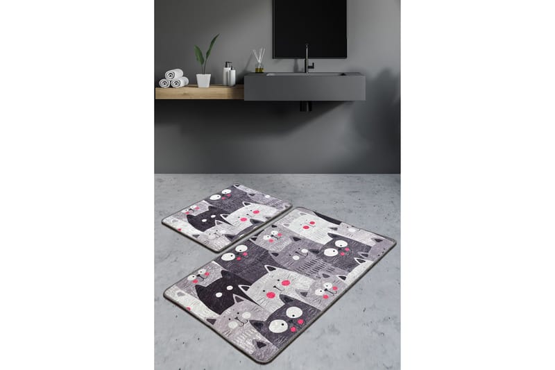 Niyanna Badrumsmatta 2-pack - Flerfärgad - Textil & mattor - Badrumstextil