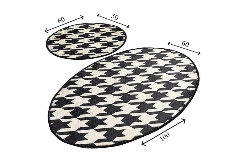 Niyanna Badrumsmatta 2-pack - Flerfärgad - Textil & mattor - Badrumstextil