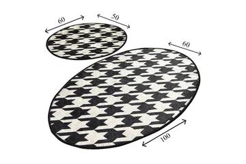 Niyanna Badrumsmatta 2-pack - Flerfärgad - Textil & mattor - Badrumstextil