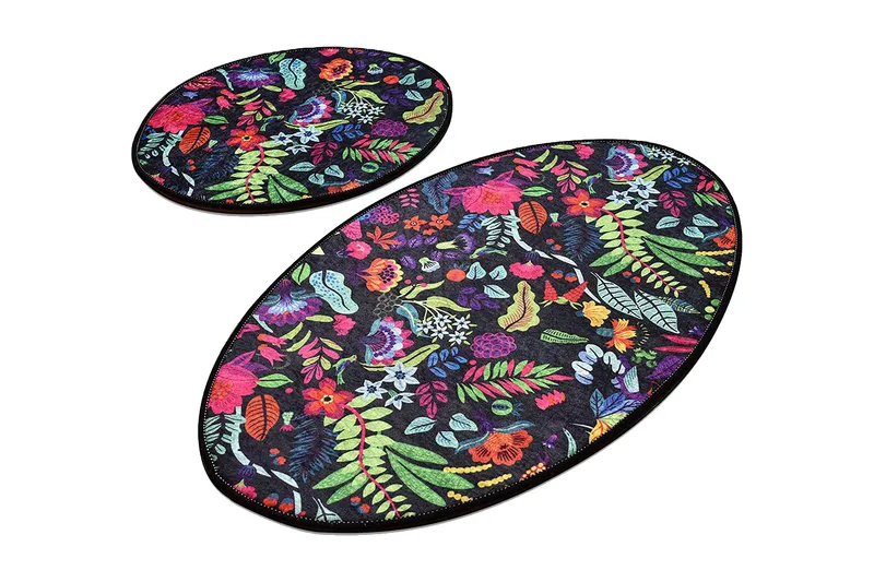 Niyanna Badrumsmatta 2-pack - Flerfärgad - Textil & mattor - Badrumstextil