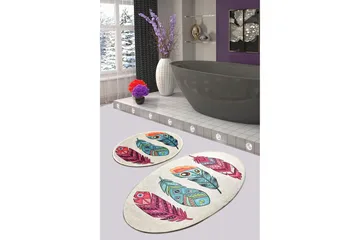 Niyanna Badrumsmatta 2-pack - Flerfärgad - Textil & mattor - Badrumstextil