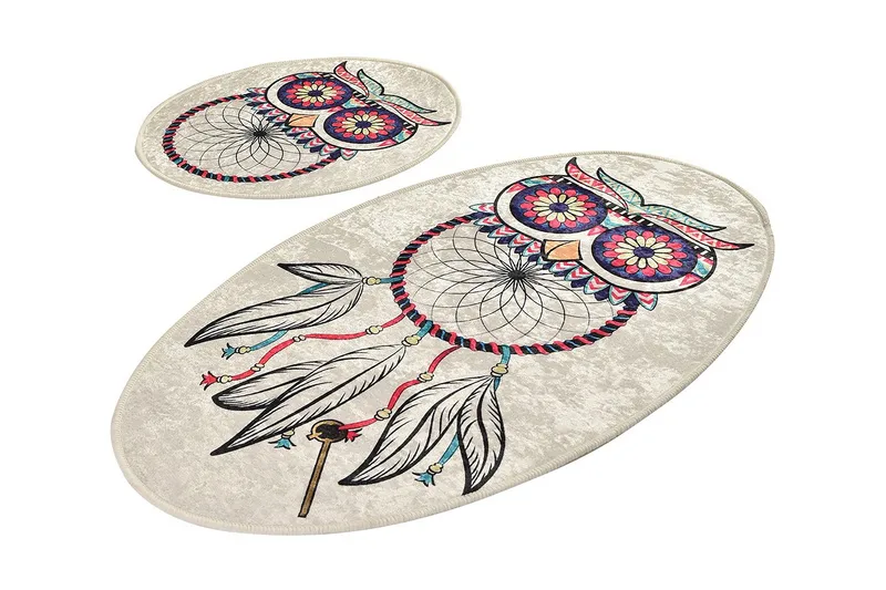 Niyanna Badrumsmatta 2-pack, Flerfärgad