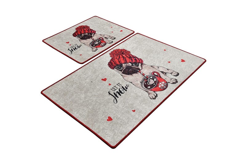 Niyanna Badrumsmatta 2-pack - Flerfärgad - Textil & mattor - Badrumstextil