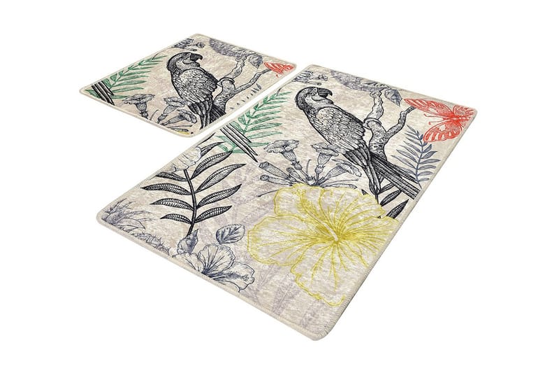 Niyanna Badrumsmatta 2-pack - Flerfärgad - Textil & mattor - Badrumstextil