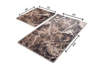 Niyanna Badrumsmatta 2-pack - Flerfärgad - Textil & mattor - Badrumstextil