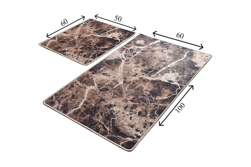 Niyanna Badrumsmatta 2-pack - Flerfärgad - Textil & mattor - Badrumstextil