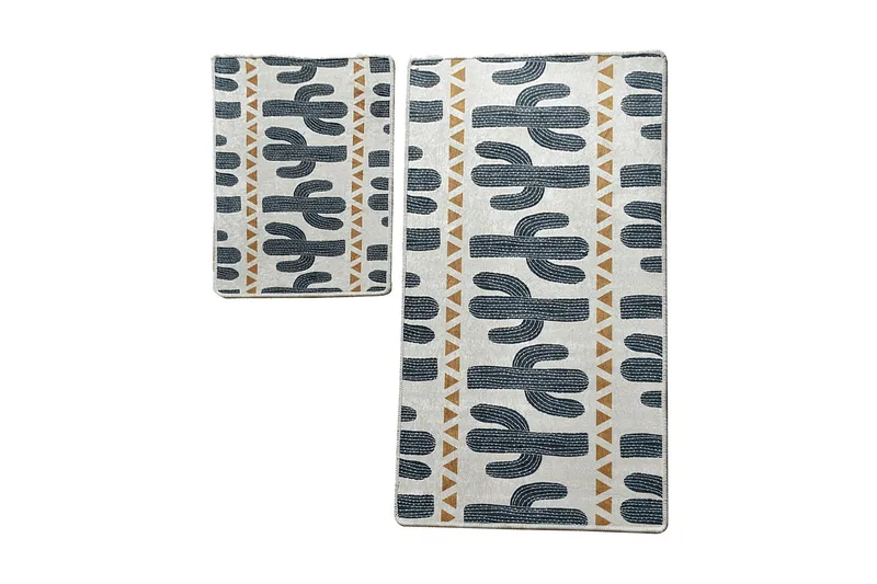 Niyanna Badrumsmatta 2-pack - Flerfärgad - Textil & mattor - Badrumstextil