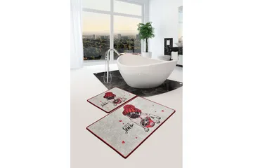 Niyanna Badrumsmatta 2-pack - Flerfärgad - Textil & mattor - Badrumstextil