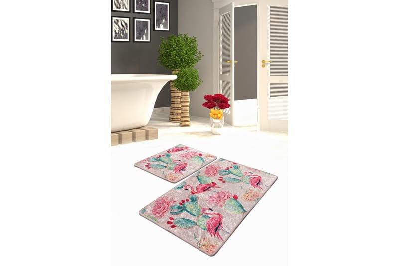 Niyanna Badrumsmatta 2-pack - Flerfärgad - Textil & mattor - Badrumstextil