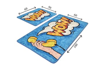 Niyanna Badrumsmatta 2-pack - Flerfärgad - Textil & mattor - Badrumstextil