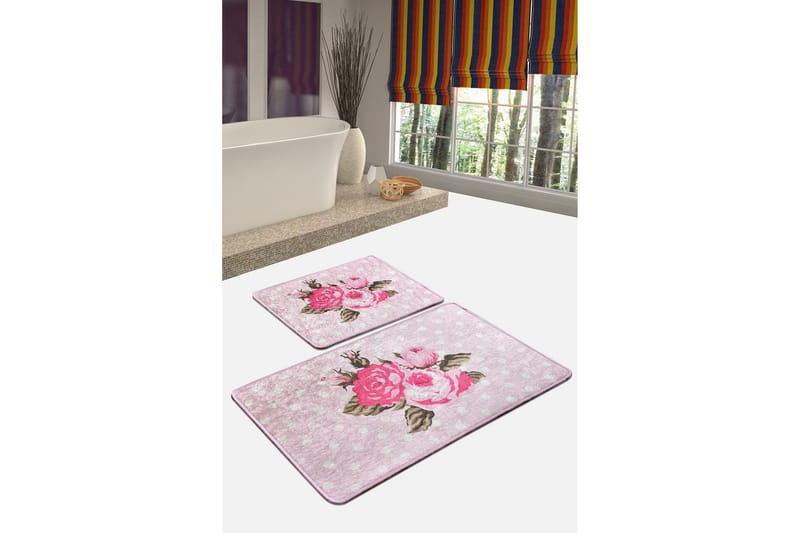 Niyanna Badrumsmatta 2-pack - Flerfärgad - Textil & mattor - Badrumstextil
