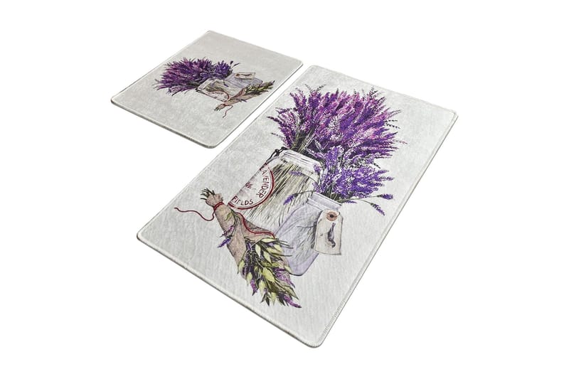 Niyanna Badrumsmatta 2-pack - Flerfärgad - Textil & mattor - Badrumstextil