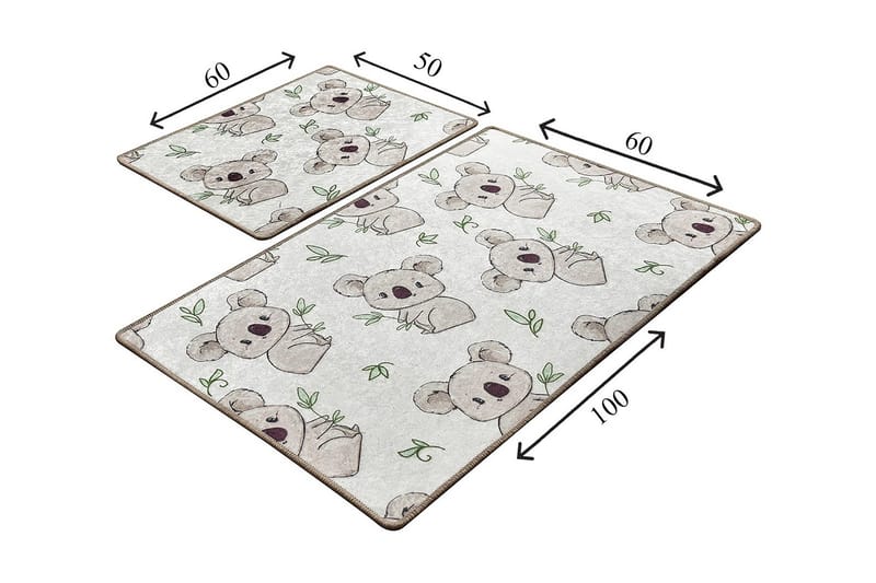 Niyanna Badrumsmatta 2-pack - Flerfärgad - Textil & mattor - Badrumstextil