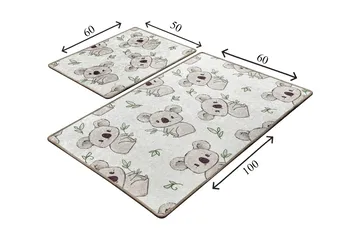 Niyanna Badrumsmatta 2-pack - Flerfärgad - Textil & mattor - Badrumstextil