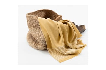 Strandbadlakan Horisont 80 x 160 cm - Gul - Textil & mattor - Badrumstextil