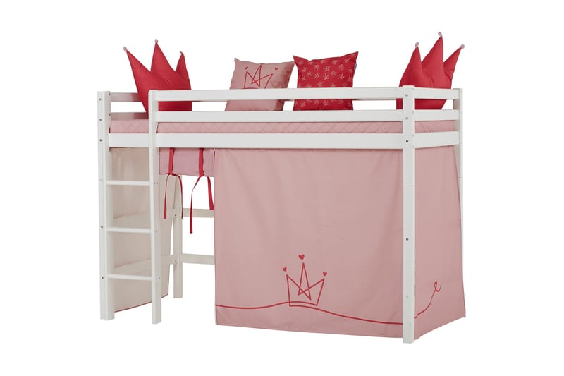 Draperi för våningssäng Rydet 200 cm - Rosa - Textil & mattor - Barntextilier - Barngardiner
