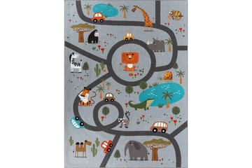 Play Barnmatta 120x160 cm - Grå - Textil & mattor - Barntextilier - Lekmatta & matta barnrum