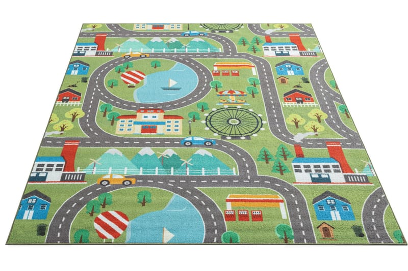 Play Barnmatta 140x200 cm - Grön - Textil & mattor - Barntextilier - Lekmatta & matta barnrum