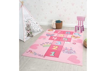 Play Barnmatta 140x200 cm - Rosa - Textil & mattor - Barntextilier - Lekmatta & matta barnrum