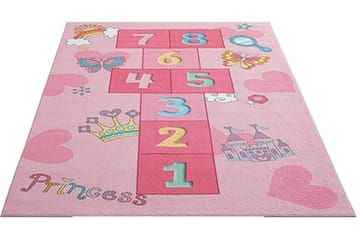 Play Barnmatta 140x200 cm - Rosa - Textil & mattor - Barntextilier - Lekmatta & matta barnrum