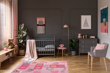 Play Barnmatta 140x200 cm - Rosa - Textil & mattor - Barntextilier - Lekmatta & matta barnrum