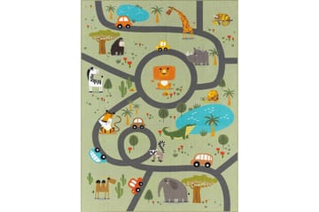 Play Barnmatta 160x230 cm - Grön - Textil & mattor - Barntextilier - Lekmatta & matta barnrum