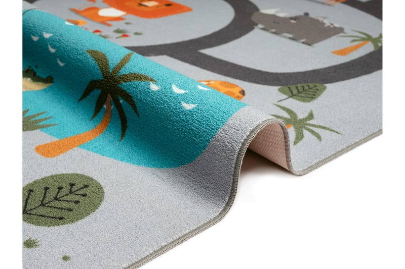 Play Barnmatta 80x150 cm - Grå - Textil & mattor - Barntextilier - Lekmatta & matta barnrum