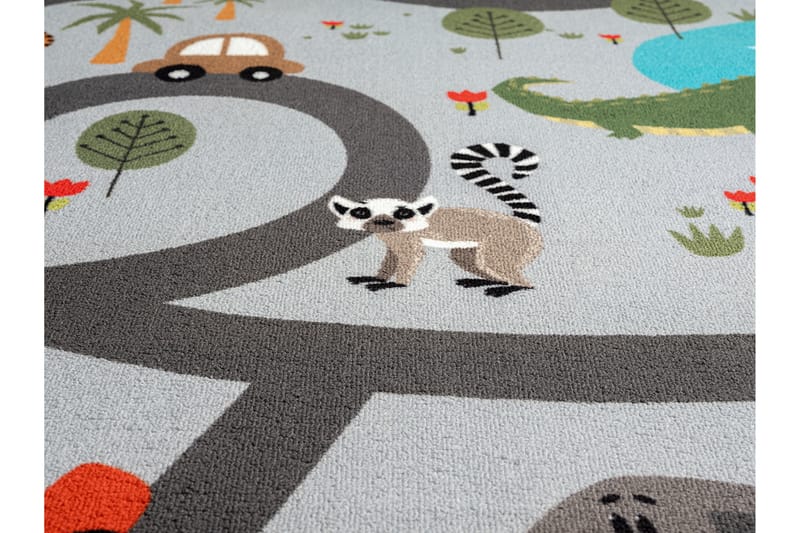 Play Barnmatta 80x150 cm - Grå - Textil & mattor - Barntextilier - Lekmatta & matta barnrum