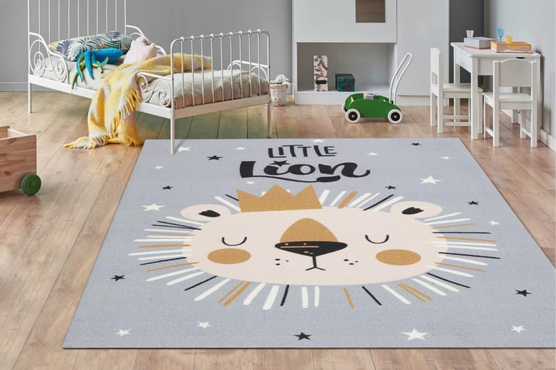 Play Barnmatta 80x150 cm - Grå - Textil & mattor - Barntextilier - Lekmatta & matta barnrum
