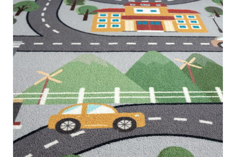 Play Barnmatta 80x150 cm - Grå - Textil & mattor - Barntextilier - Lekmatta & matta barnrum