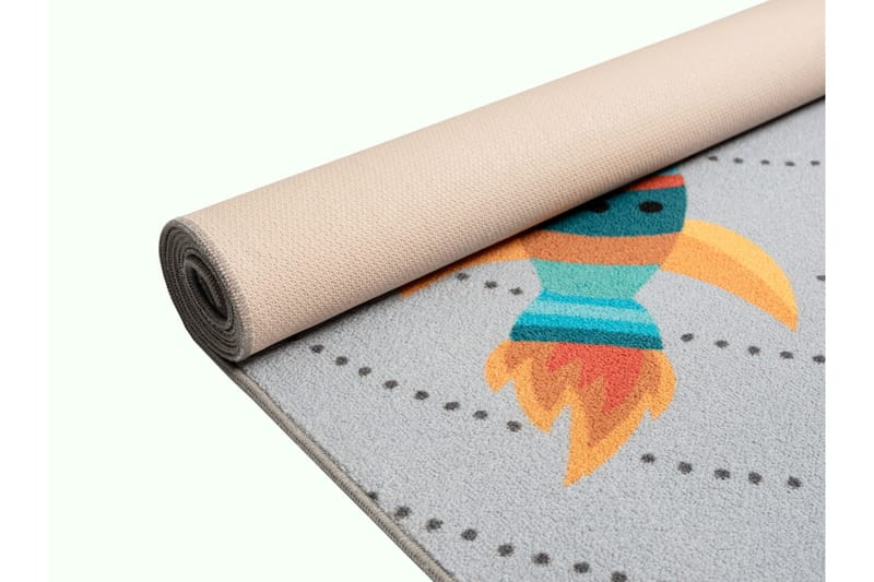 Play Barnmatta 80x150 cm - Grå - Textil & mattor - Barntextilier - Lekmatta & matta barnrum