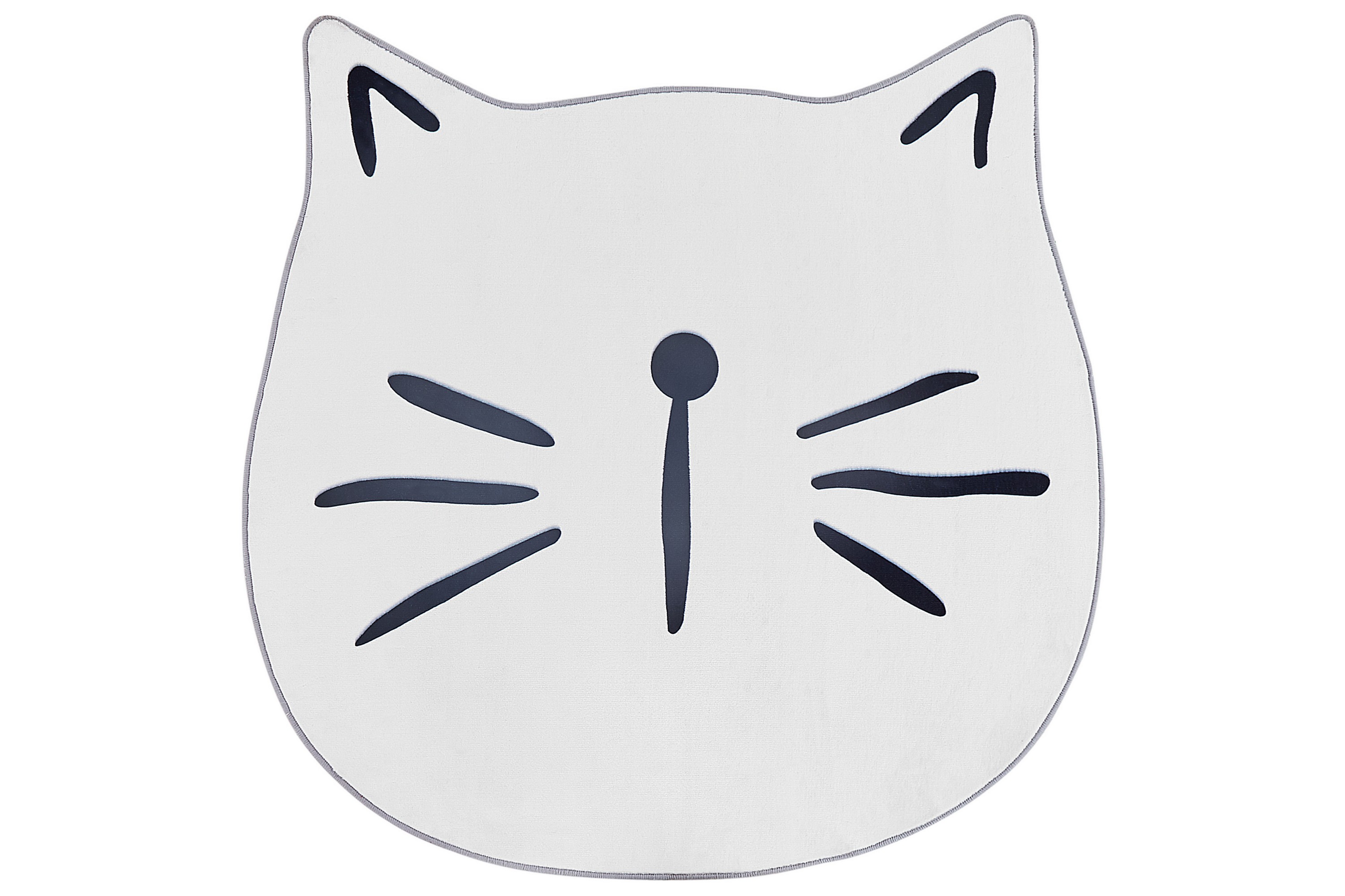 Barnmatta Kitty Rund 100 cm Vit