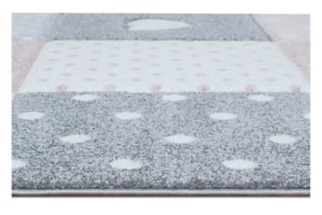 Barnmatta Atlas 140x200 cm Stjärna - Rosa - Textil & mattor - Barntextilier - Lekmatta & matta barnrum