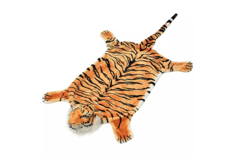 Tigermatta plysch 144 cm brun - Brun - Lekmatta & matta barnrum