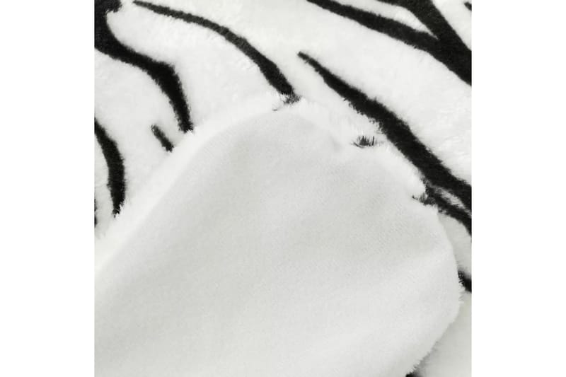Tigermatta plysch 144 cm vit - Vit - Lekmatta & matta barnrum