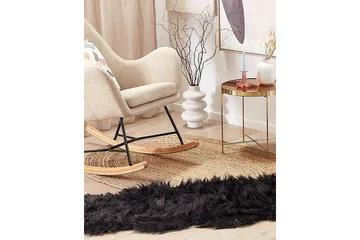 Mamungari Fårskinn 60x180 cm - Svart - Textil & mattor - Matta - Fäll & skinnmatta - Fårskinn & lammskinn