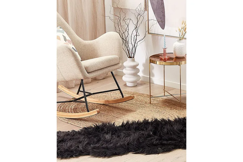 Mamungari Fårskinn 60x180 cm - Svart - Textil & mattor - Matta - Fäll & skinnmatta - Fårskinn & lammskinn