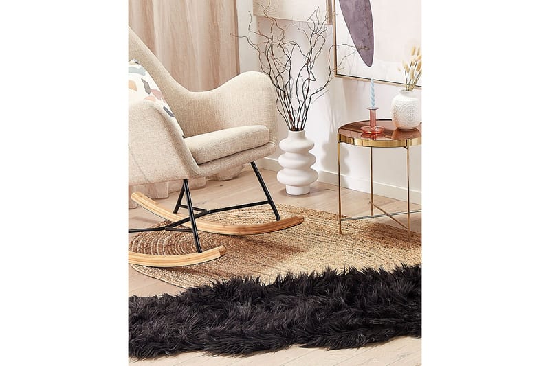 Mamungari Fårskinn 60x180 cm - Svart - Textil & mattor - Matta - Fäll & skinnmatta - Fårskinn & lammskinn