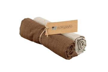 Muslinwrap 2-Pack - Sand/Tobacco (70 x 70 cm) - Textil & mattor - Barntextilier - Barnfilt & babyfilt